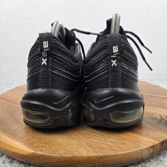 Nike Kid 6.5y Air Max 97 GS Triple Black Casual Lifestyle Daily Athletic Sneaker - Picture 2 of 13